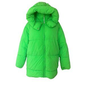 ZARA Hooded Puffer Coat, Size Small